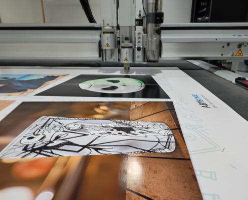 Impression d'affiches L'étrange Noël de Mr Jack pour la boutique Abystyle à Rouen