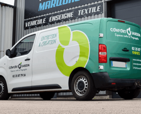Marquage véhicule Rouen